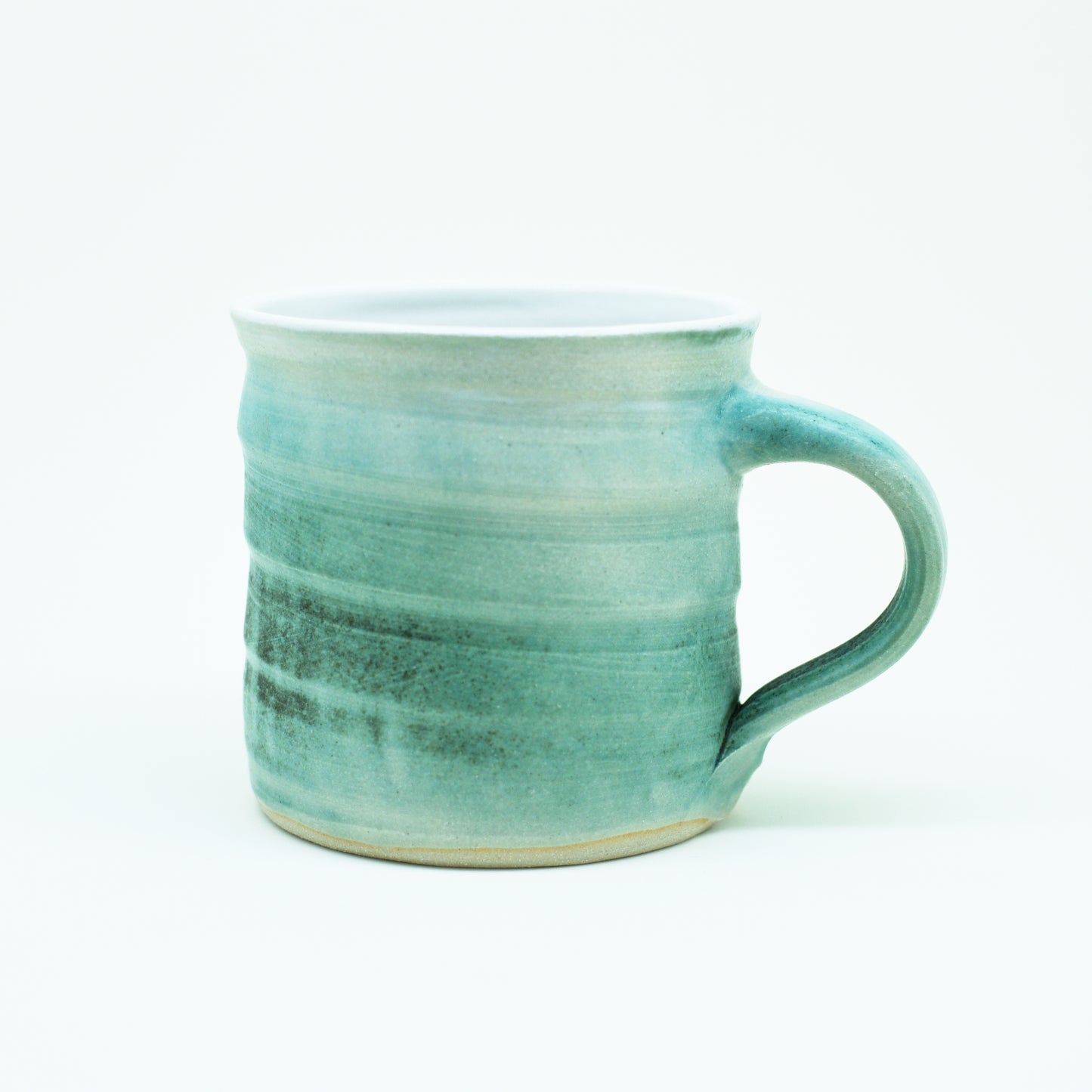Teal Hand-Thrown Stoneware Mug #2