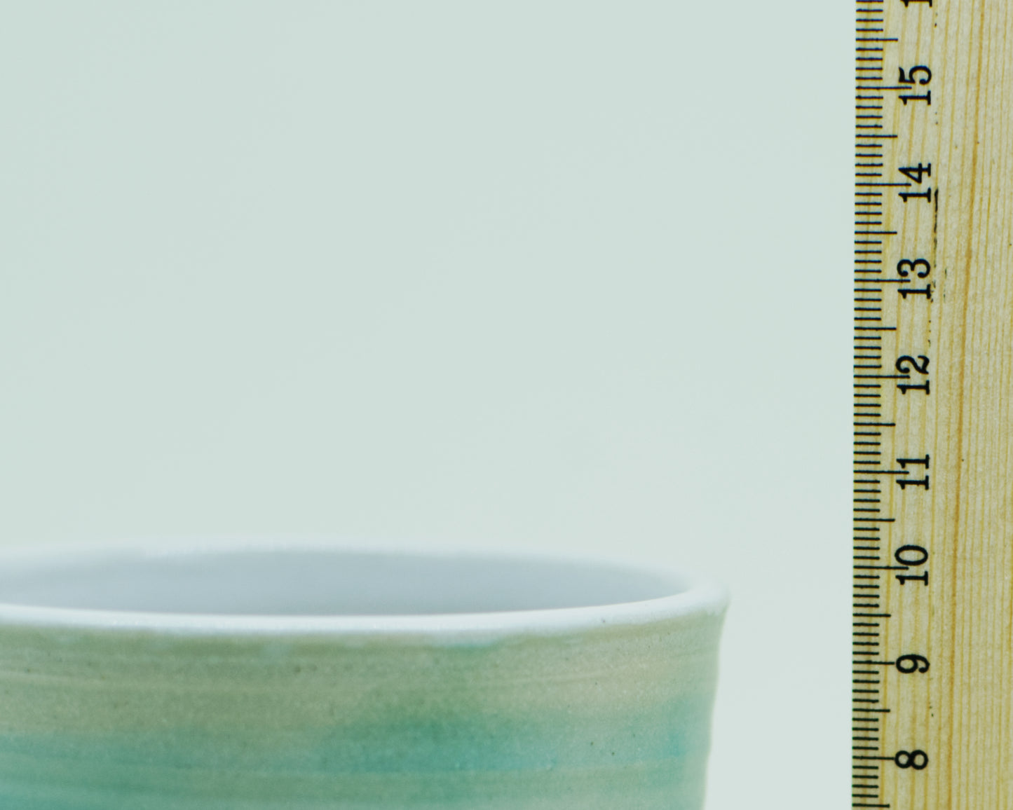 Teal Hand-Thrown Stoneware Mug #4