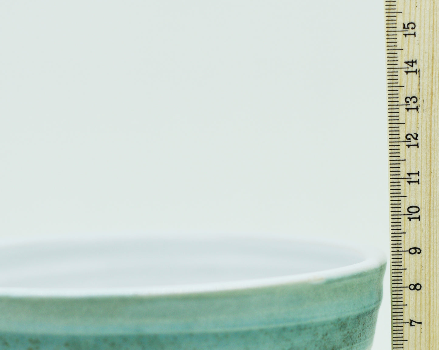 Teal Hand-Thrown Stoneware Bowl #11