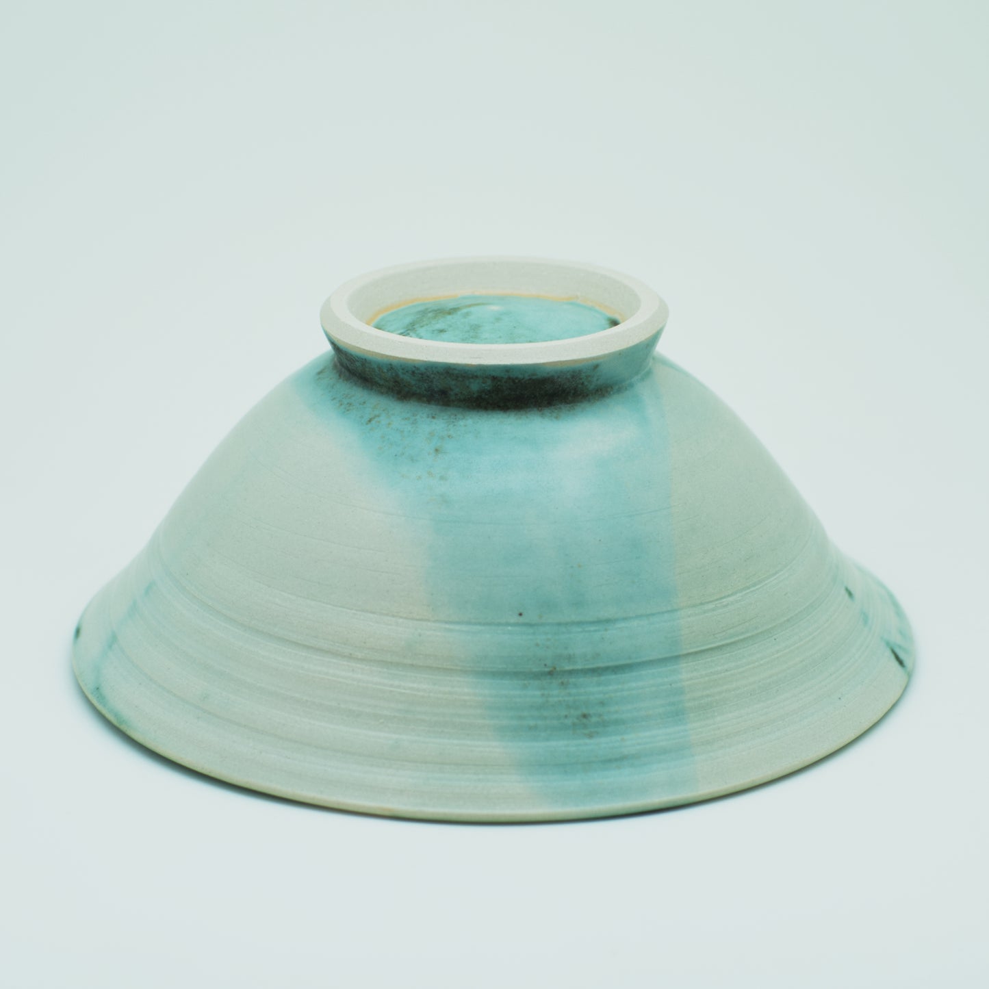 Teal Hand-Thrown  Stoneware Bowl #13