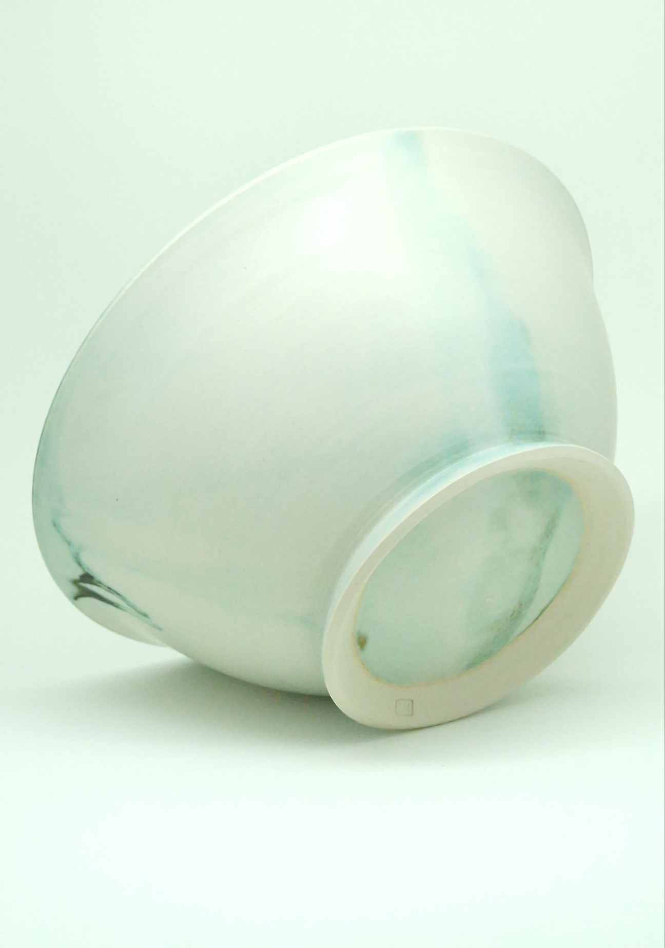 Teal Hand-Thrown Stoneware Bowl #59