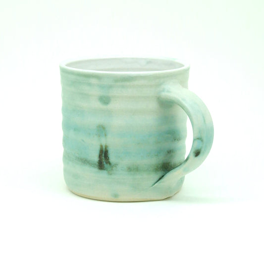 Teal Hand-Thrown  Stoneware Mug #38