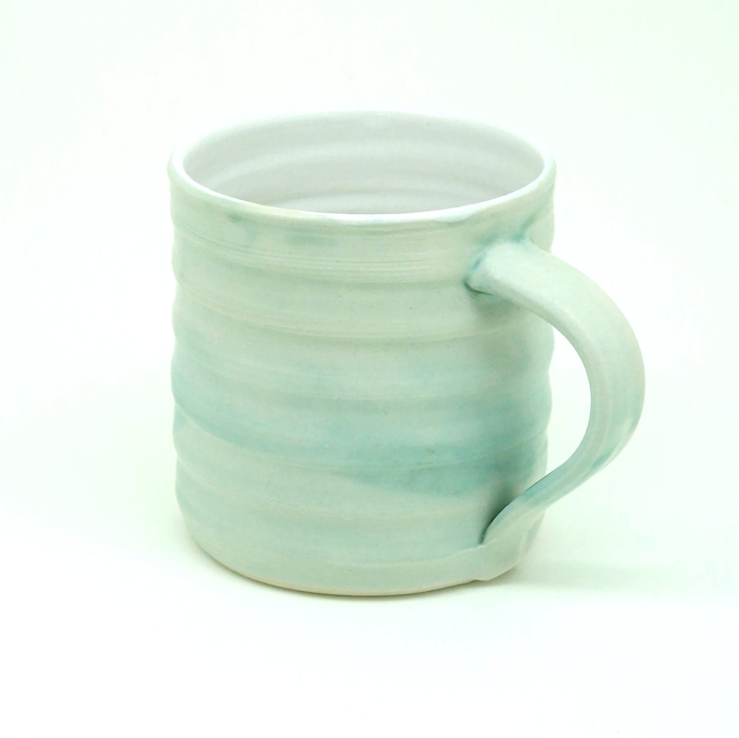 Teal Hand-Thrown Stoneware Mug #47