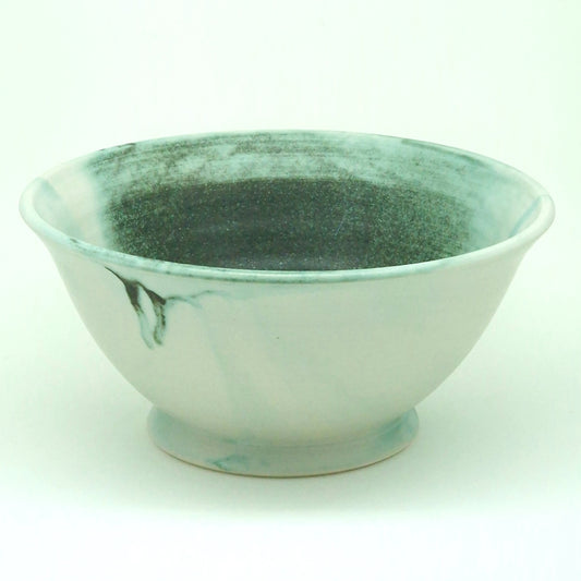 Teal Hand-Thrown Stoneware Bowl #59