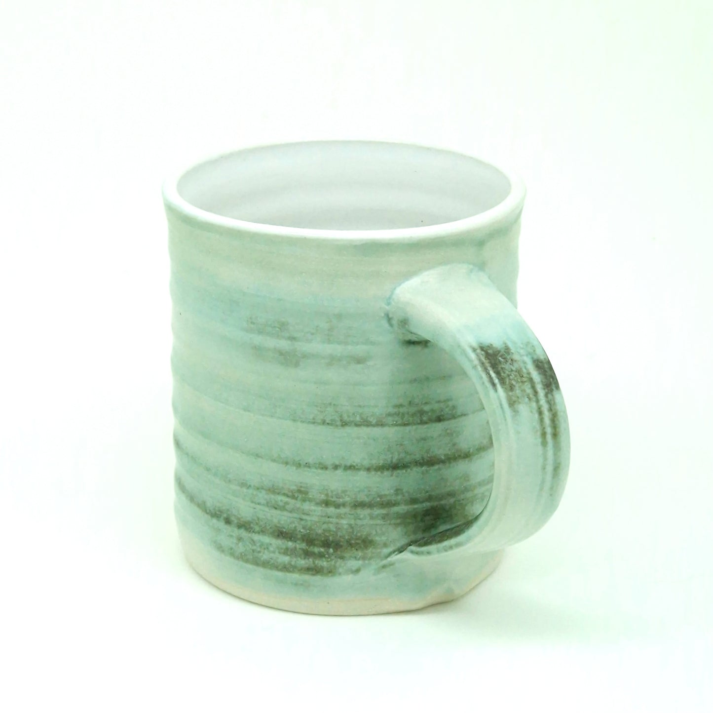 Teal Hand-Thrown Stoneware Mug #46
