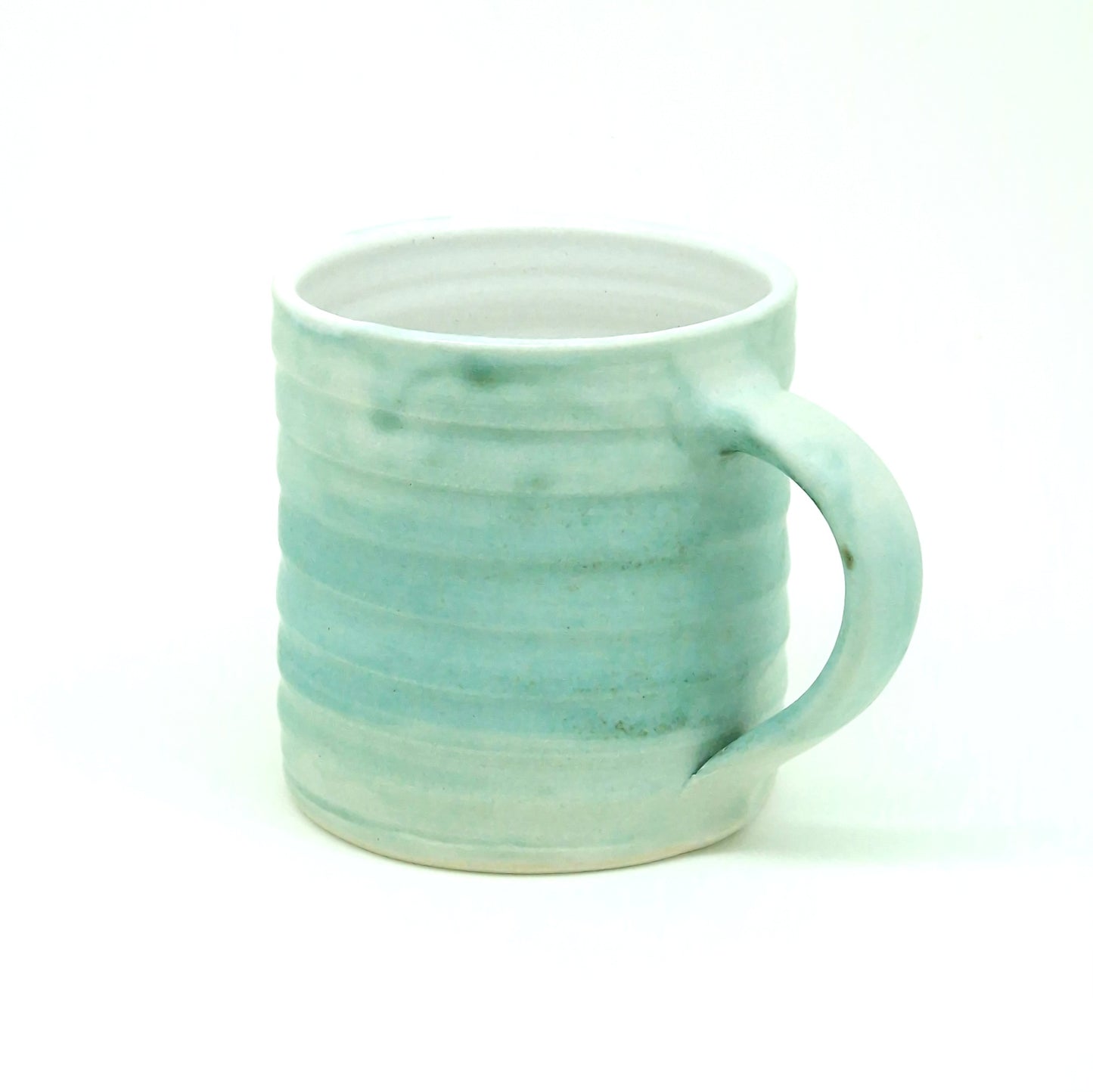 Teal Hand-Thrown Stoneware Mug #42