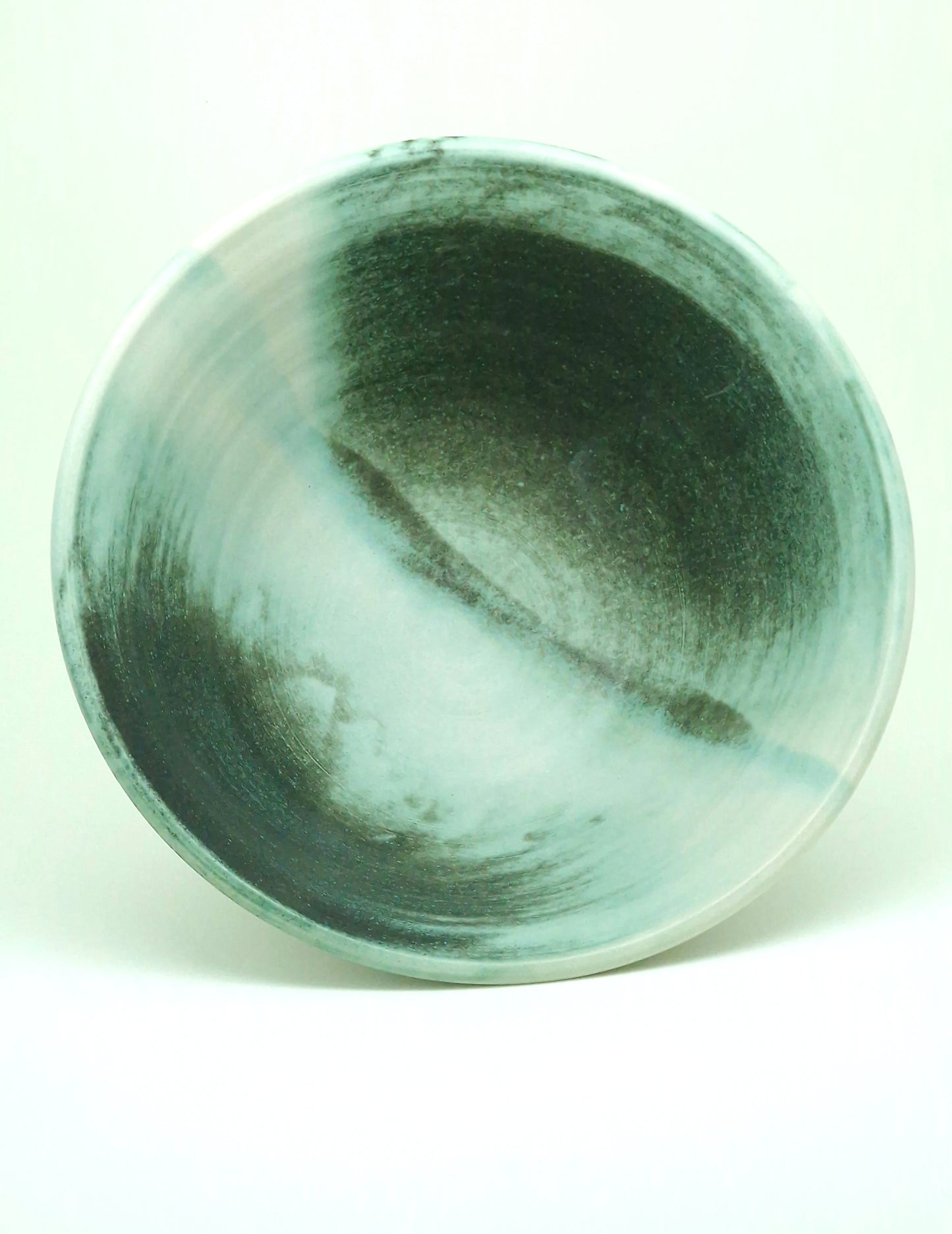 Teal Hand-Thrown Stoneware Bowl #59