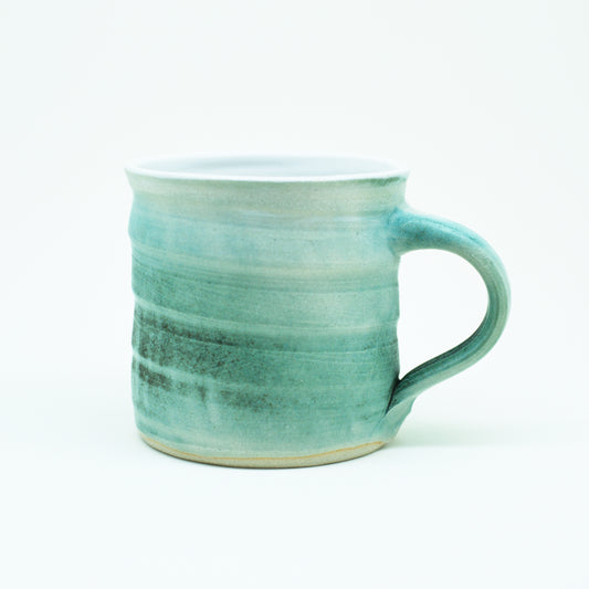 Teal Hand-Thrown Stoneware Mug #2