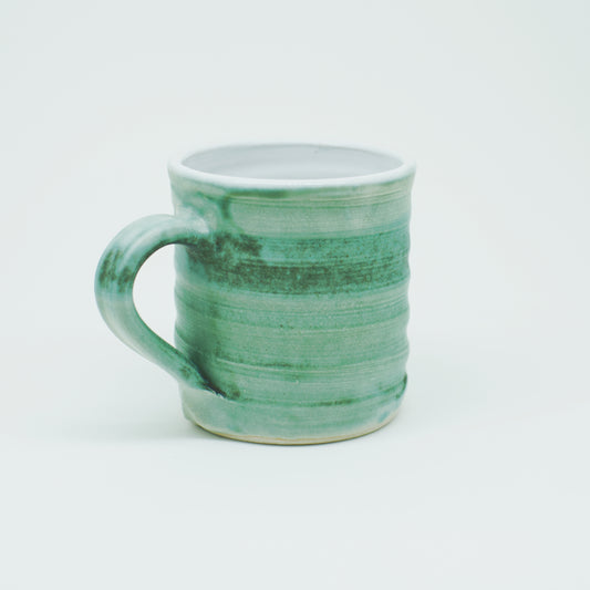 Teal Hand-Thrown Stoneware Mug #10